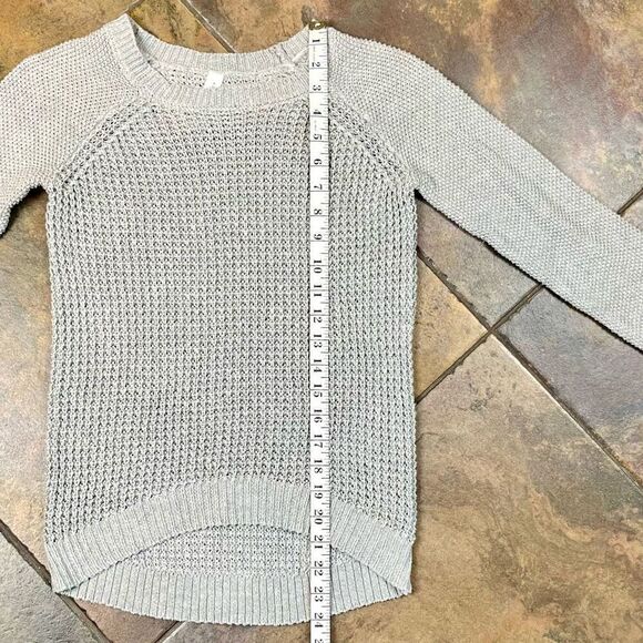 Aeropostale Gray Knit Long Sleeve Sweater XS - Picture 7 of 13